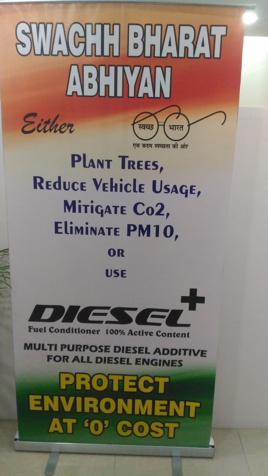 Diesel+ awareness standee