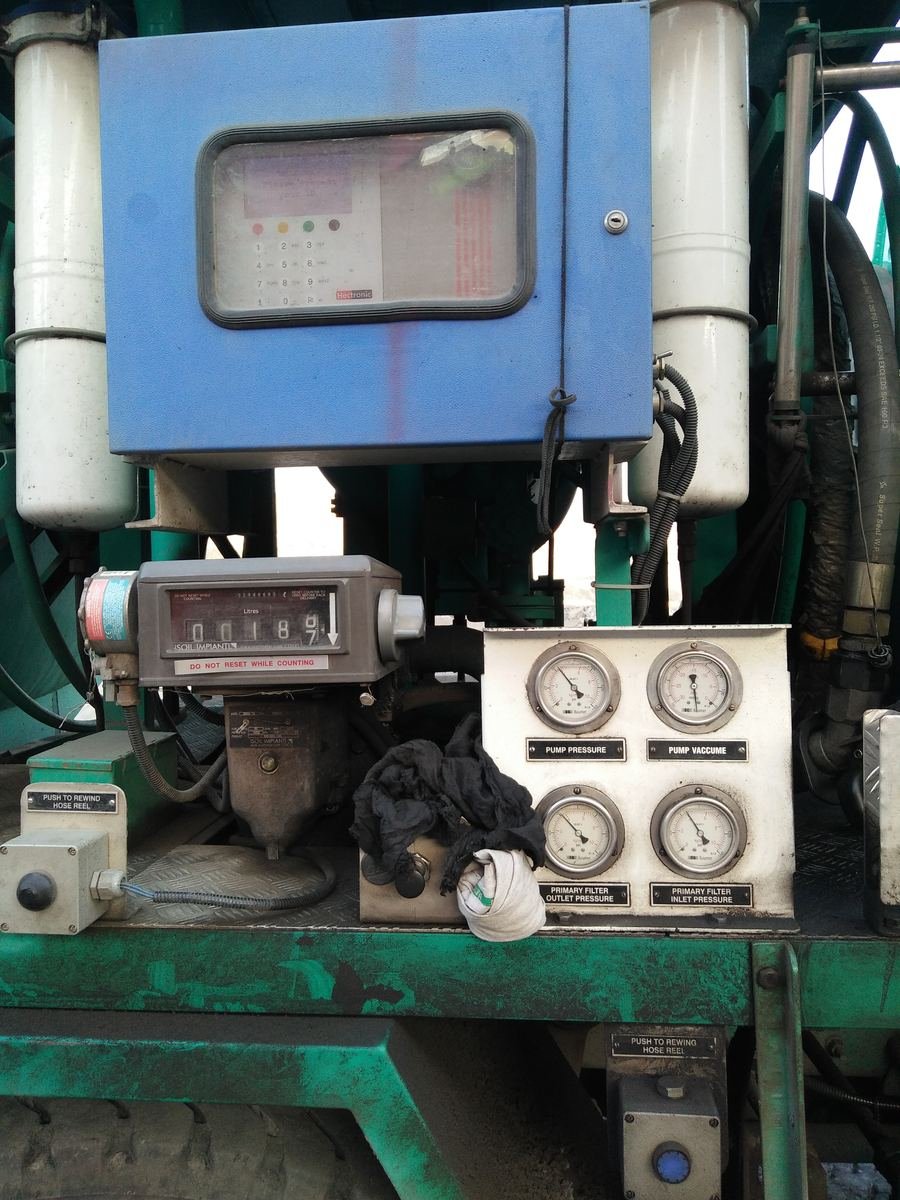 Fuel bowser control panel