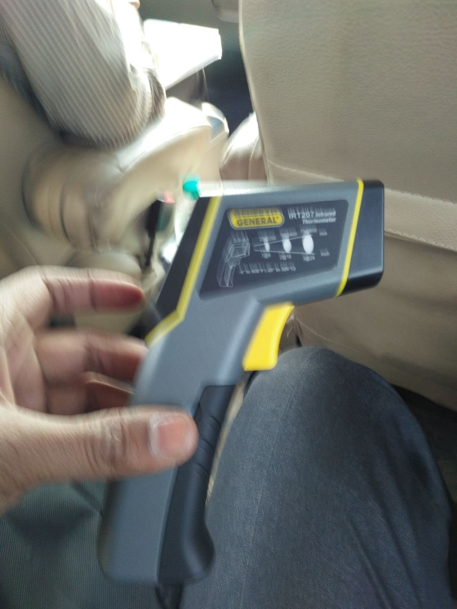 Engine temperature check